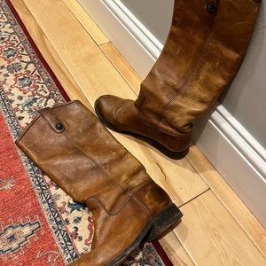 Frye Melissa Button Riding Boots, Size 6